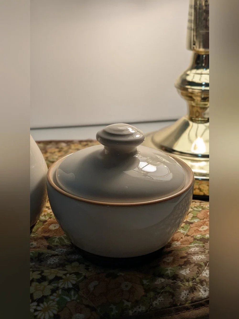 Vintage Pfaltzgraff  Sugar Bowl&  Creamer Stoneware EUC